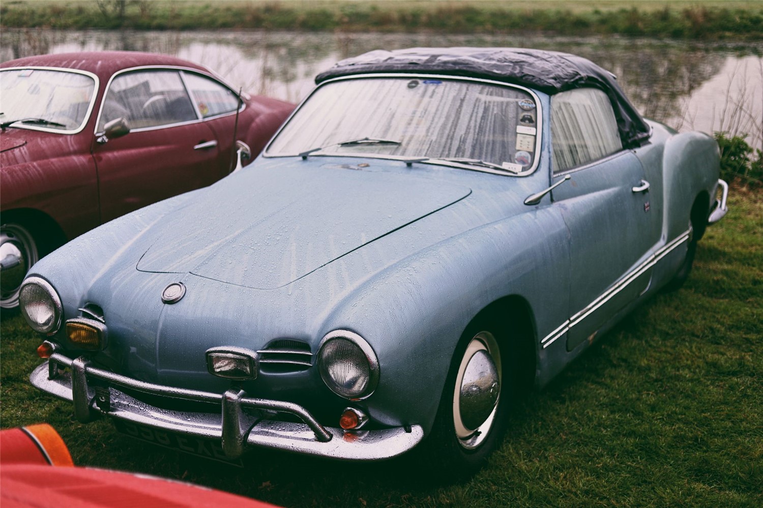 Lowlight Karmann Ghia Convertible at Stanford Hall 2022